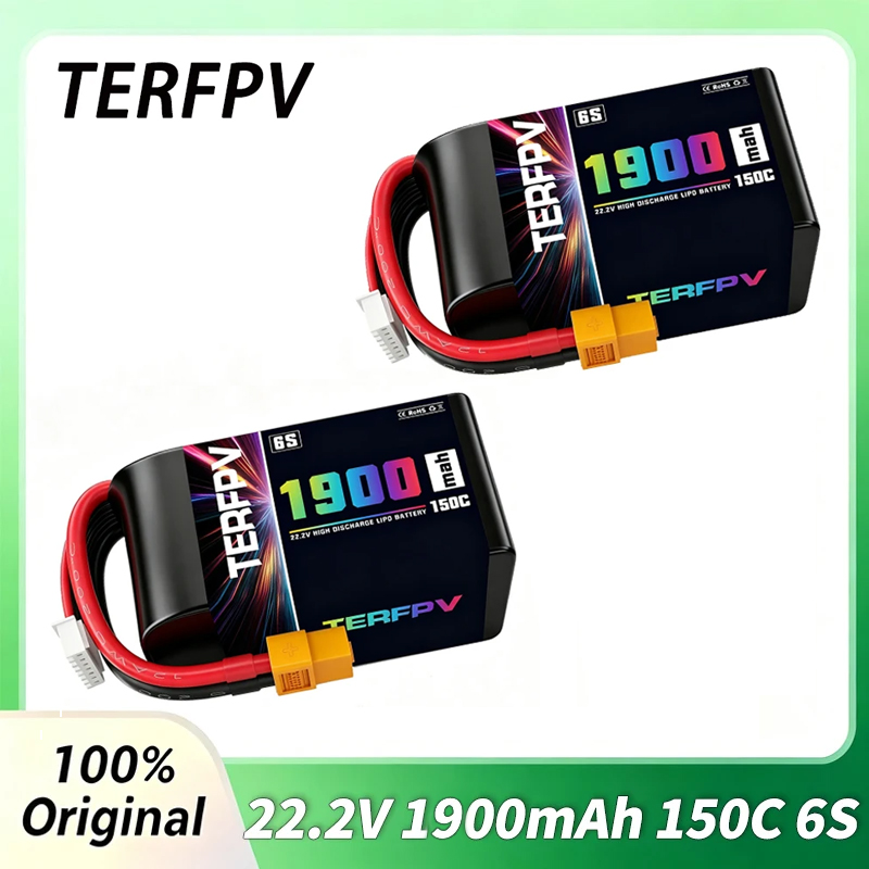 Drone Battery 6S - 1/2 stuks TERFPV Lipo 6S 1900mAh