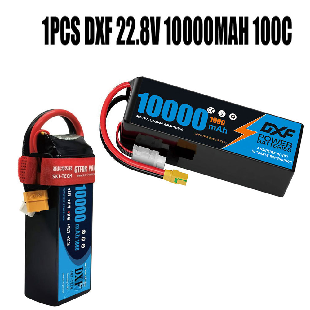 Drone Battery 6S - DXF 6S Lipo Batterij 10000mAh 22.2V
